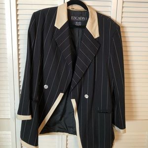Escape vintage pin strip blazer